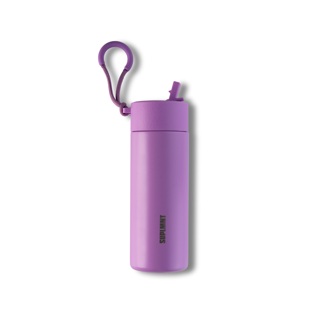 24 OZ WATER BOTTLE WITH STRAW LID