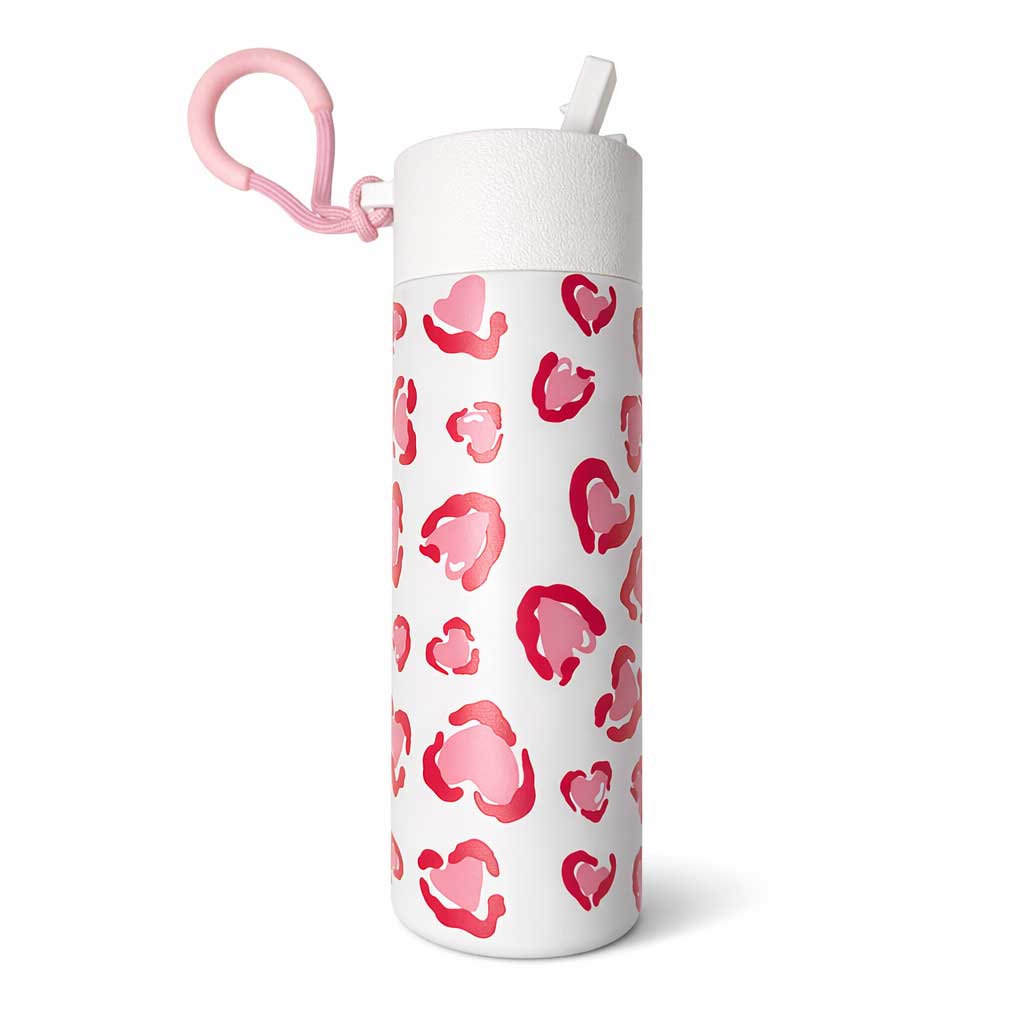 LOVE WILD 24OZ BOTTLE WITH STRAW LID