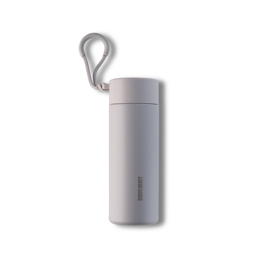 SUPLMNT 24 Oz Insulated Water Bottle With Classic Lid | Grey