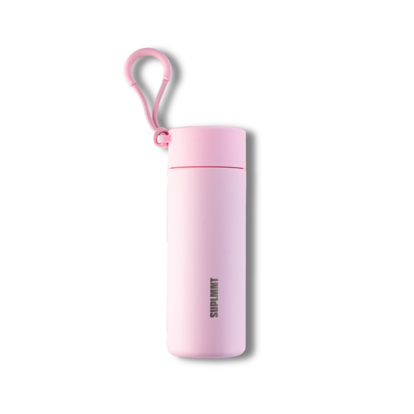 SUPLMNT 24 Oz Insulated Water Bottle With Classic Lid | Blush