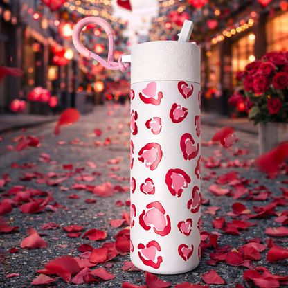 LOVE WILD 24OZ BOTTLE WITH STRAW LID