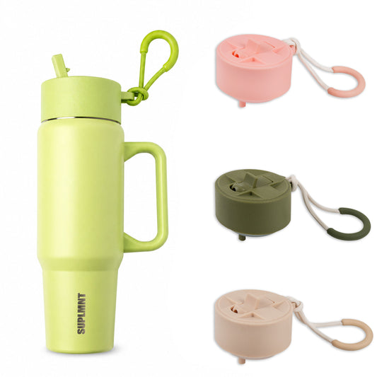 3-in-1 COMBO | 32 OZ TUMBLER & 4 STRAW LIDS