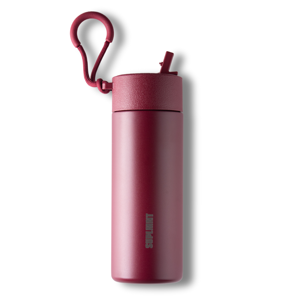 24 OZ WATER BOTTLE WITH STRAW LID