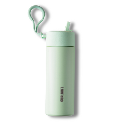 24 OZ WATER BOTTLE WITH STRAW LID