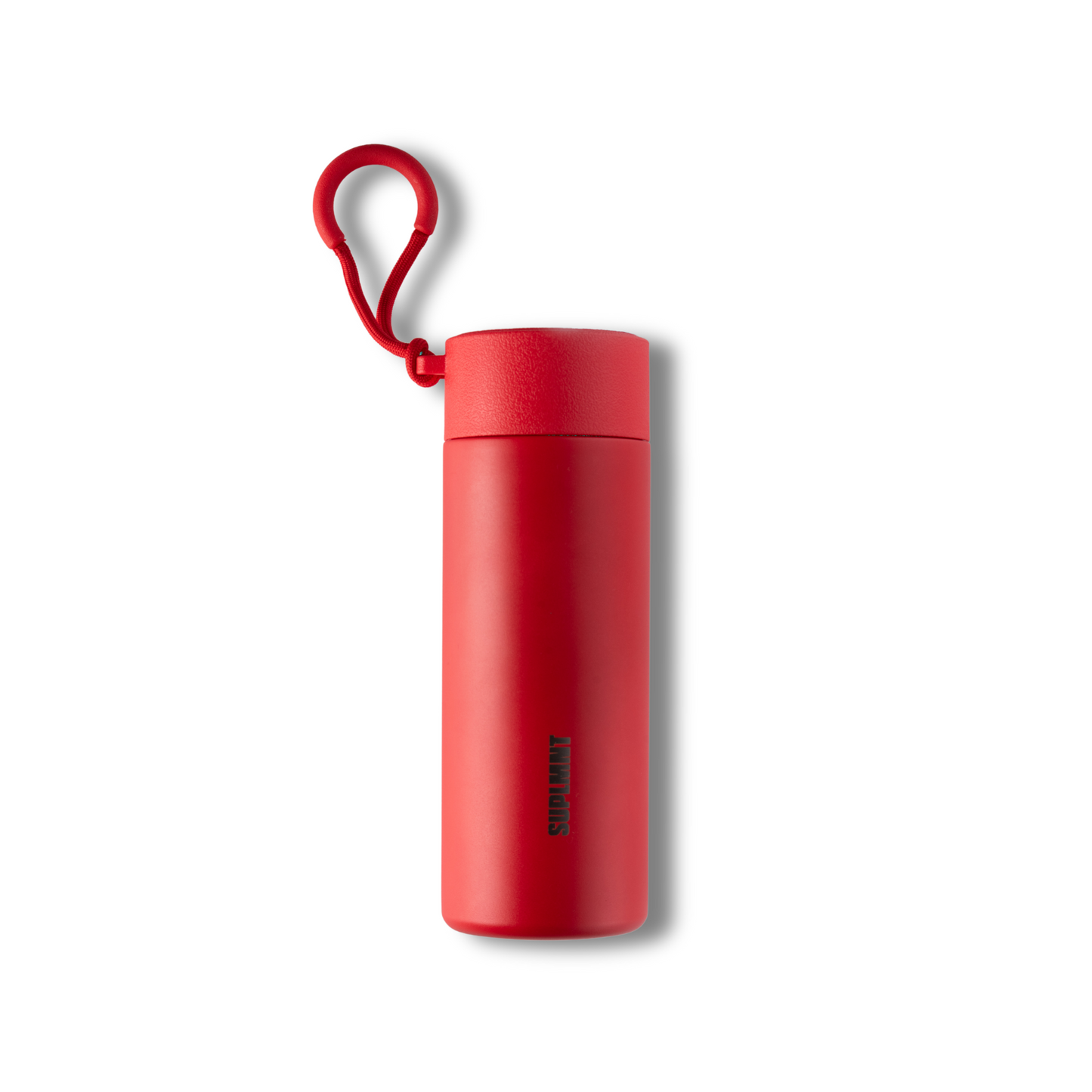 SUPLMNT 24 Oz Insulated Water Bottle With Classic Lid | Crimson
