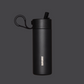 SUPLMNT's All Black 24 OZ Water Bottle with Straw Lid